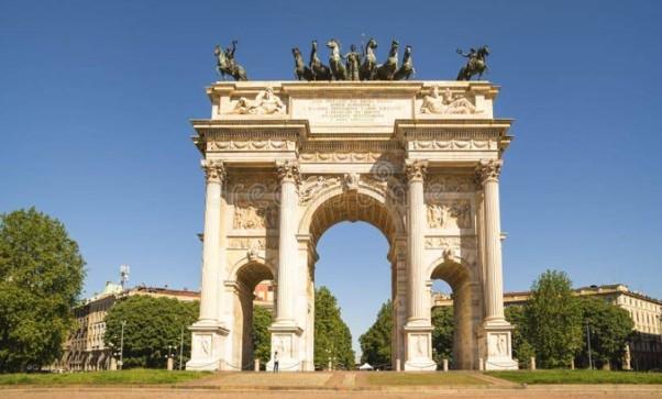 All’Arco della Pace va in scena la cultura della sicurezza